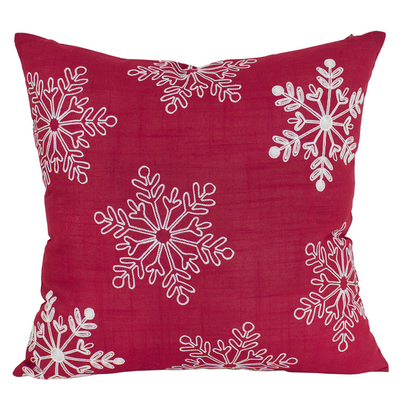 Embroidered Throw Pillow, Pillow Cover Only - No Insert