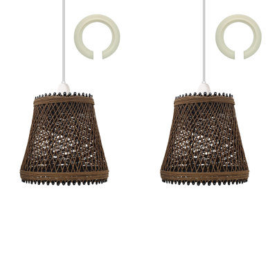 18 cm H Bell Chenille Lamp Shade ( Screw On )