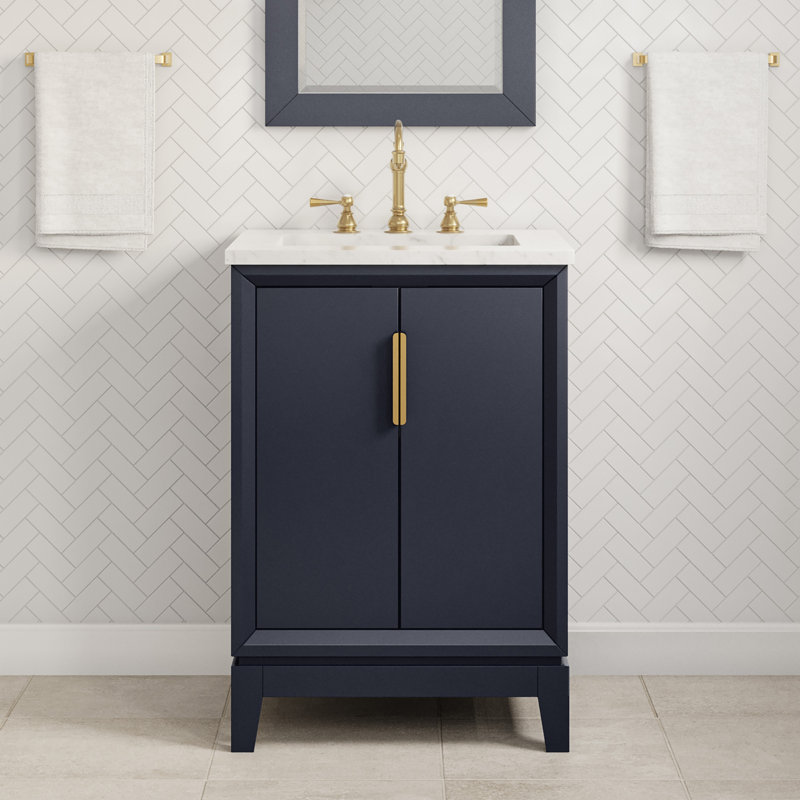 24" Single Bathroom Vanity Set, Monarch Blue