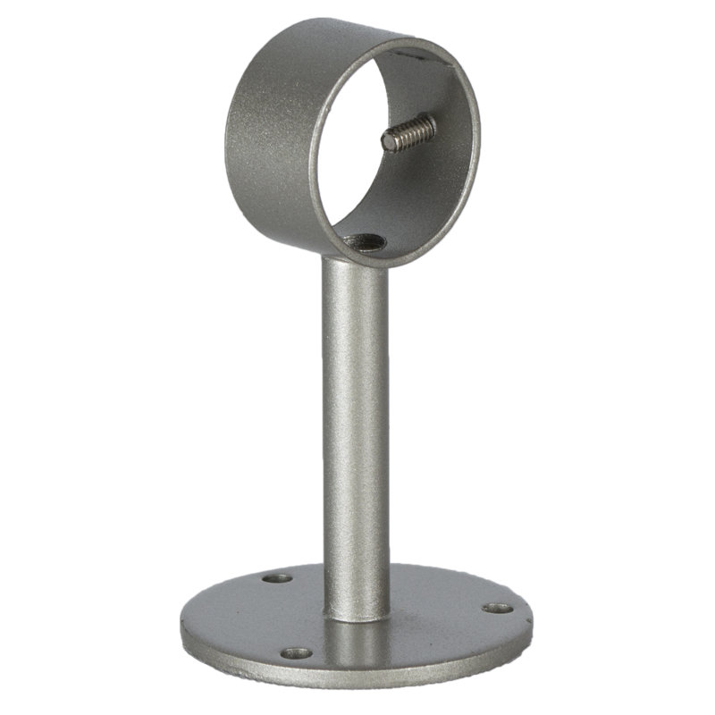 Phillip Mounting Bracket, Pewter, 3.5" H x 1.375" W x 1.375" D