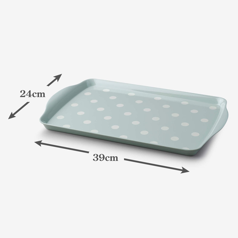 Zeal Melamine Tray, Sage Green