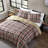 Textured Plaid Eddie Bauer Red Reversible Microsuede Comforter Set-17873882