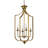 4-Light Dimmable Metal Lantern Empire Chandelier-401784792-401784773