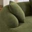Canapé modulaire en L en éponge à compression complète, méridienne modulaire en chenille vert émeraude, haute densité 30D pour le salon, 900 lb-117789459