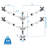 Mount-it Multi-Screen Desktop Mount