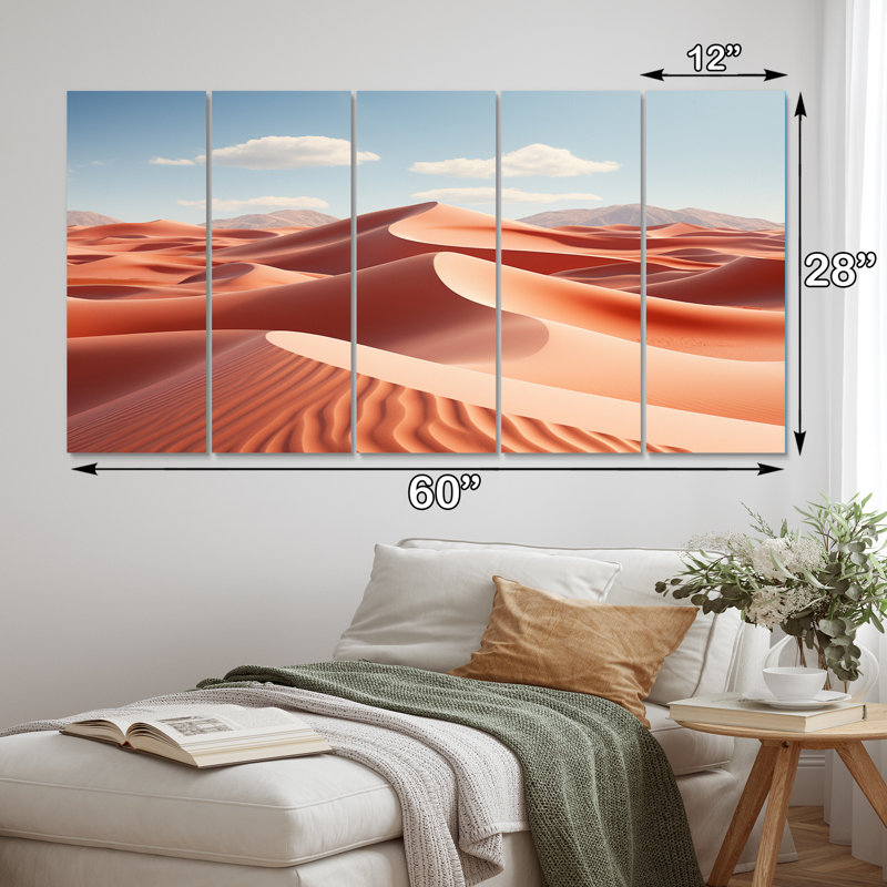 Desert Infinity Dunes II Landscape & Nature Wall Decor on Metal