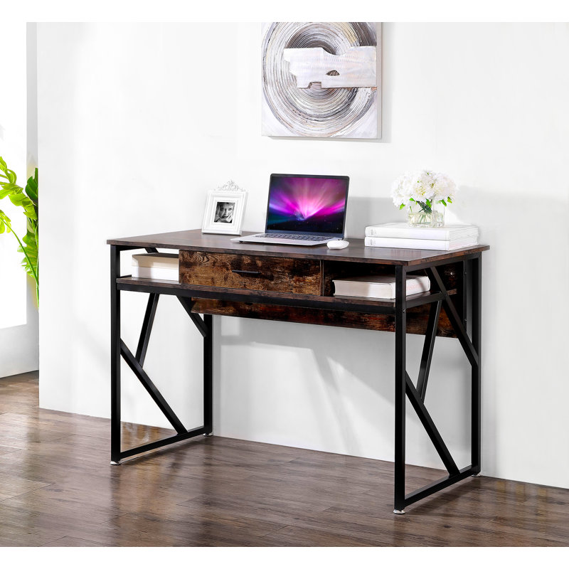 47.2'' Home Office Desk with Storage Drawer and Shelf