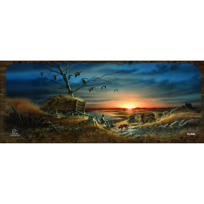 Compagnons pour la vie, panneau mural en bois 30 x 76 cm