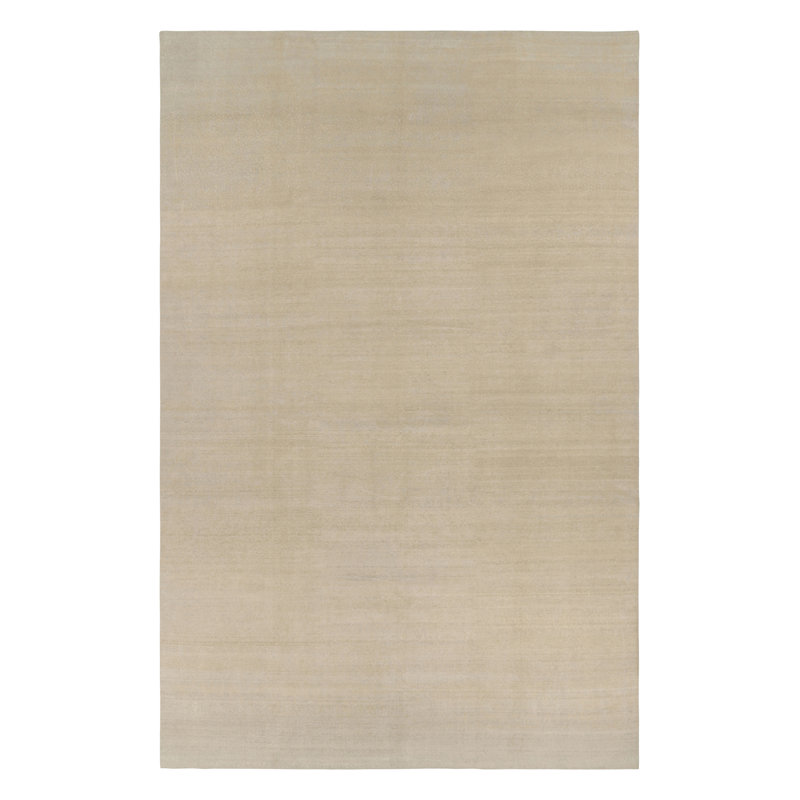 Rug & Kilim's Oversized Contemporary Textural Solid Rug In Beige Tones