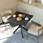 Tables de bout peu encombrantes, style industriel en bois et en acier pour la maison
