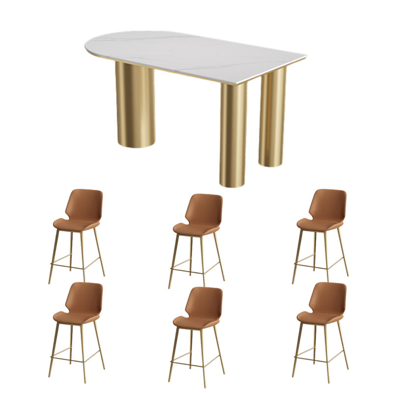 Elem, 39.3"H x 78.7"L x 21.6"W, Golden, Orange