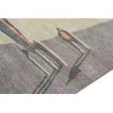 Handmade Kilim Silk and Wool Geometric Area Rug