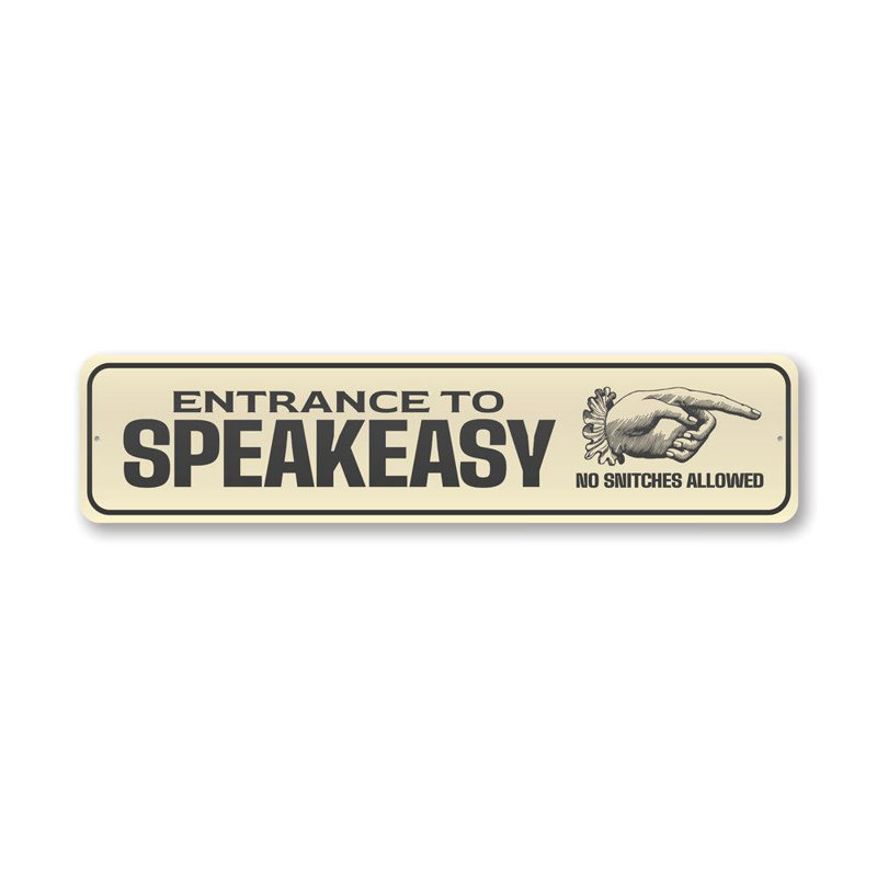 Panneau d'entrée Speakeasy, H 4 po x l 18 po x P 0,04 po