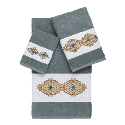 Gianna 3 Piece Turkish Cotton Towel Set