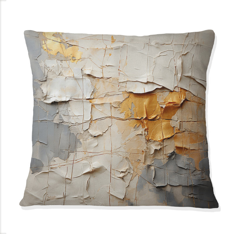 Coussin Transcendent Textures IV - Abstract Collages