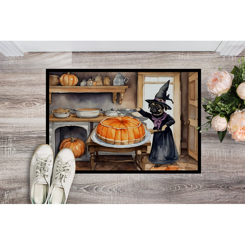 Hecuba Non-Slip Halloween Doormat, 24" W x 36" L