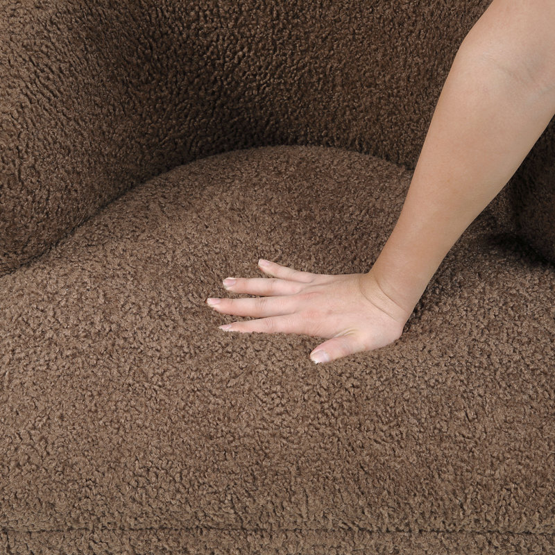 Coussin d'assise en mousse à haute densité Luxury, Brun