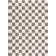 Atiran Checkered Shag Brown Area Rug