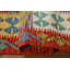 Geometric Wool Kilim Oriental Accent Rug 4x5