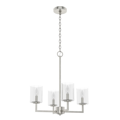 Lustre géométrique rectangulaire à 4 lumières Kerrison
