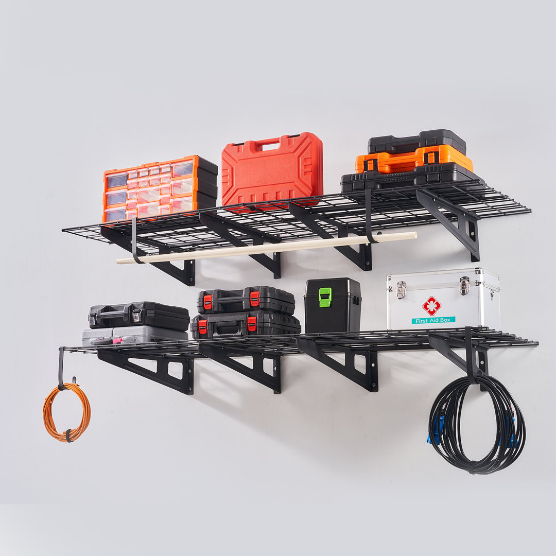 Heger Steel Storage Rack (Set of 2) Rebrilliant