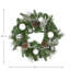 Couronne de plastique décorée 20 po