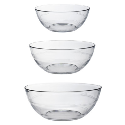 Duralex 3 Piece Lys Salad Bowl Set