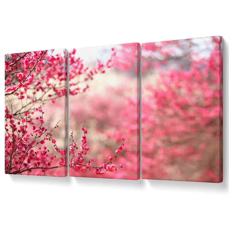 Ebern Designs Spring Signs - 3 Piece Wrapped Canvas Graphic Art ...