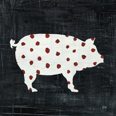 Modern Americana Farm I by Melissa Averinos - Wrapped Canvas Painting