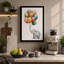 Elephant with Balloons Whimsical - Wrapped Canvas-1023751546-1023751549