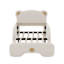 Canapé-lit simple tapissier extensible de taille XL, tête de lit en forme d'ours