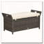Banc de rangement pour l'extérieur en osier-731536553