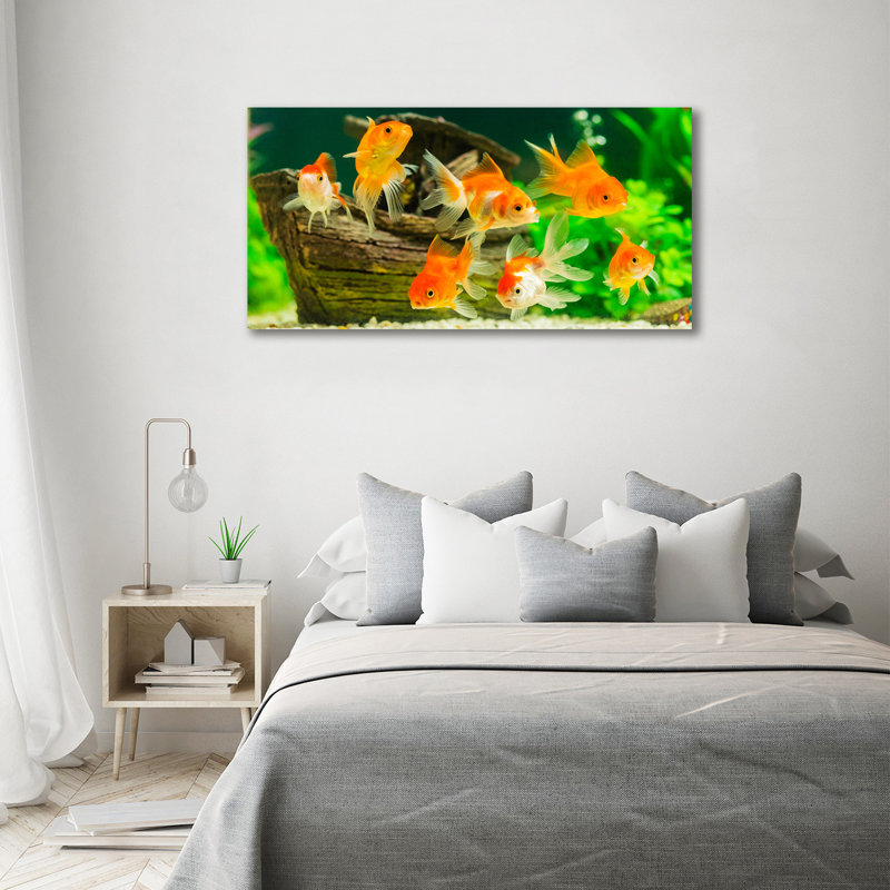 Gold Fish - Wrapped Canvas Print