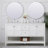 Elena 60'' Double Bathroom Vanity with Top-1094172262