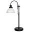 Lampe de table ajustable Garlyn en noir mat