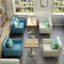 Banc rembourré en similicuir Casual Dessert-101538597