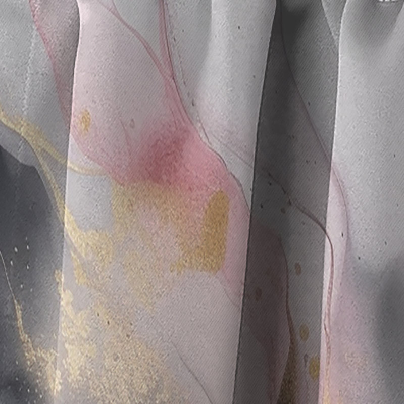 Rideau noir occultant Marble Splash II - 1 panneau, L 52 po x L 120 po