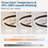  20" Crystal Ceiling Fan With LED Light And Remote, Double Ring Modern Flush Mount Hidden Blades Ceiling Fan-862564613