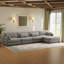 5 Seater Corduroy Corner Sofa -2035894992-2035895000