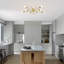 Pimlin 10-Light Baton Style Semi-Flush Mount Ceiling Lamp-2055576643