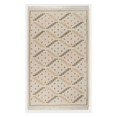 Tapis en jute tissé à la main Wilder Kilim
