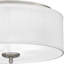 Maywood 3-Light Brushed Nickel Flush Mount Light