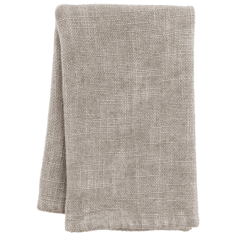 Ensemble de serviettes de table unies, Brun; gris