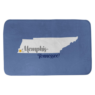 Tapis pour salle de bain tennessee sports colors