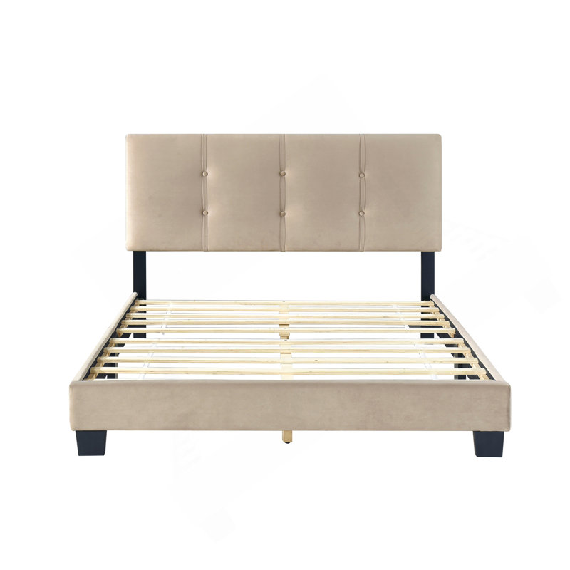 Mobilier de chambre à coucher 1pc, Marron clair, Lit double
