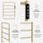 Gold Six Bar Heated Rack