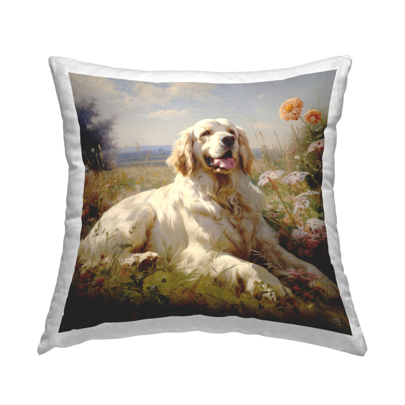 Coussin Calm Golden Retriever