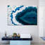 «Amethyst Geode Macro», reproduction sur toile tendue-674851894
