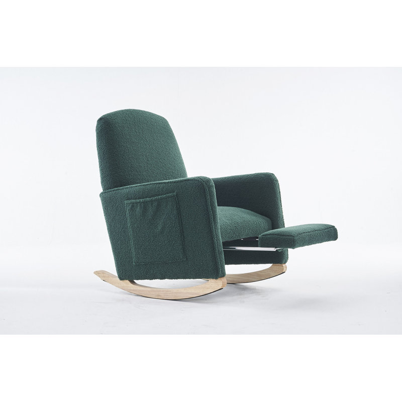 Chaise berçante Teddy, Vert