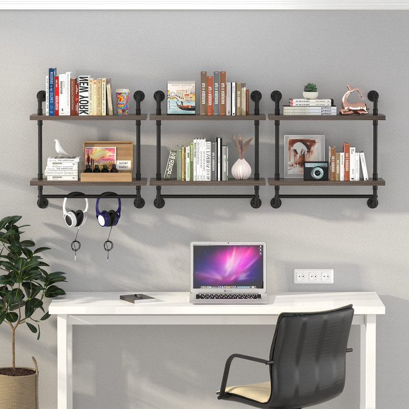 Porte-serviettes mural, Gris